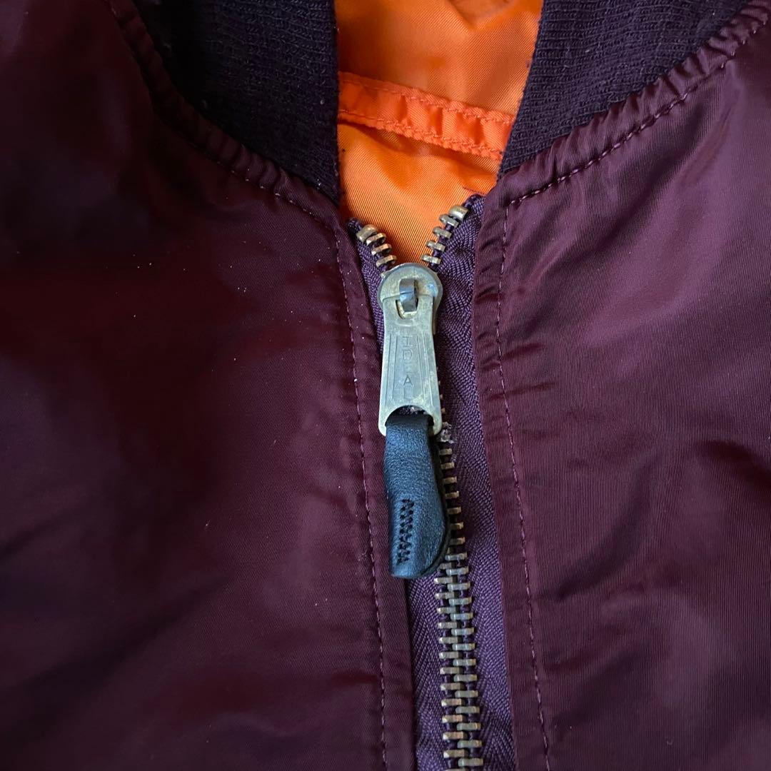 ALPHA INDUSTRIES MA-1 90s バーガンディ USA製 L