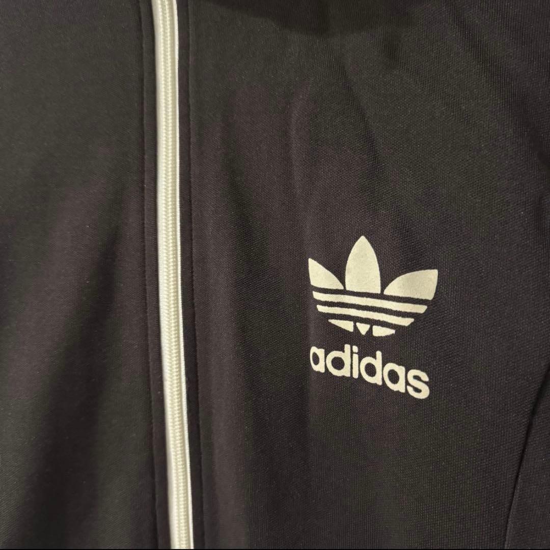 【希少】　adidas トレフォイル　トラックジャケット　ブラウン　90s