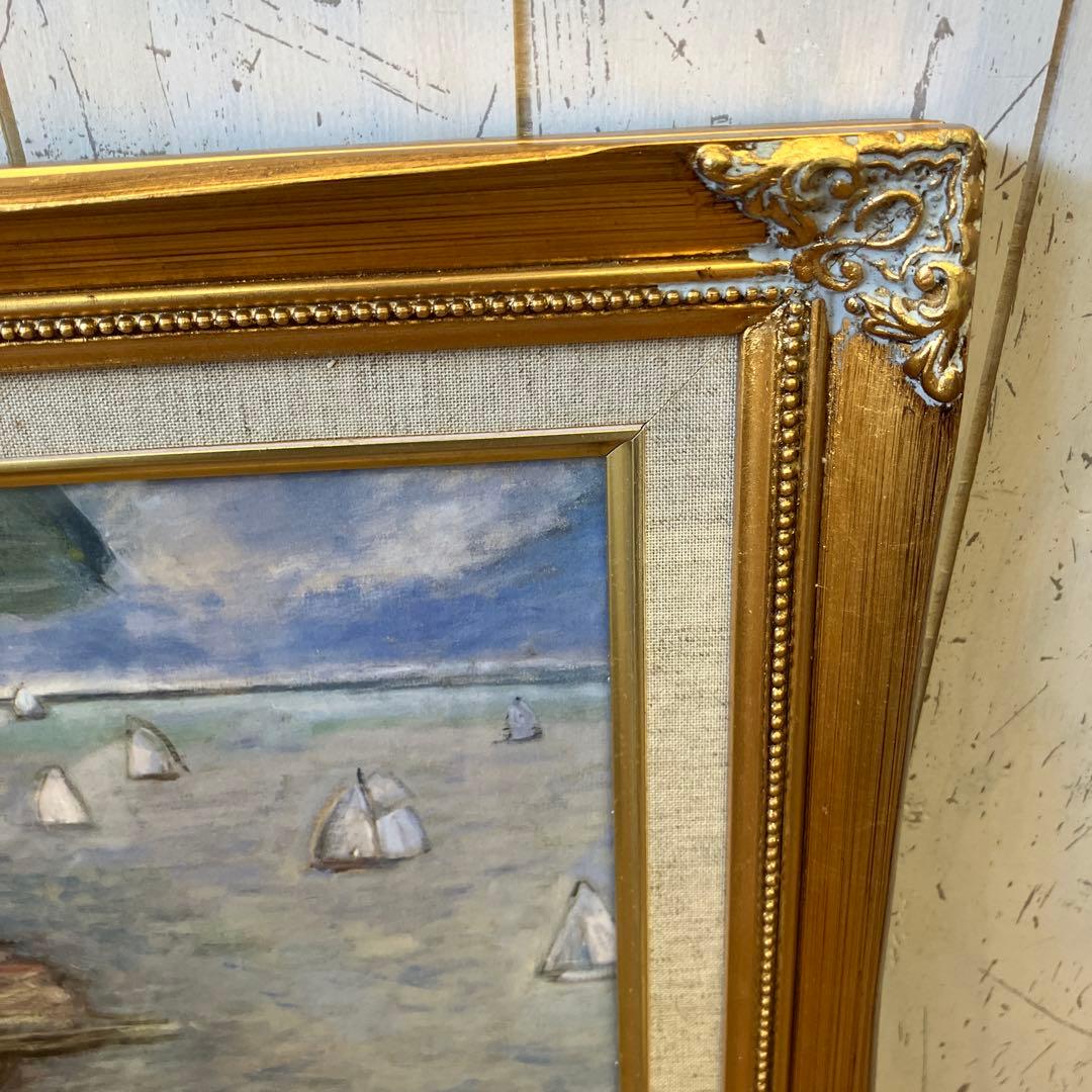 ヴィンテージ ジャン=ピエール・カシニョール 複製画 絵画 人物画 壁掛け