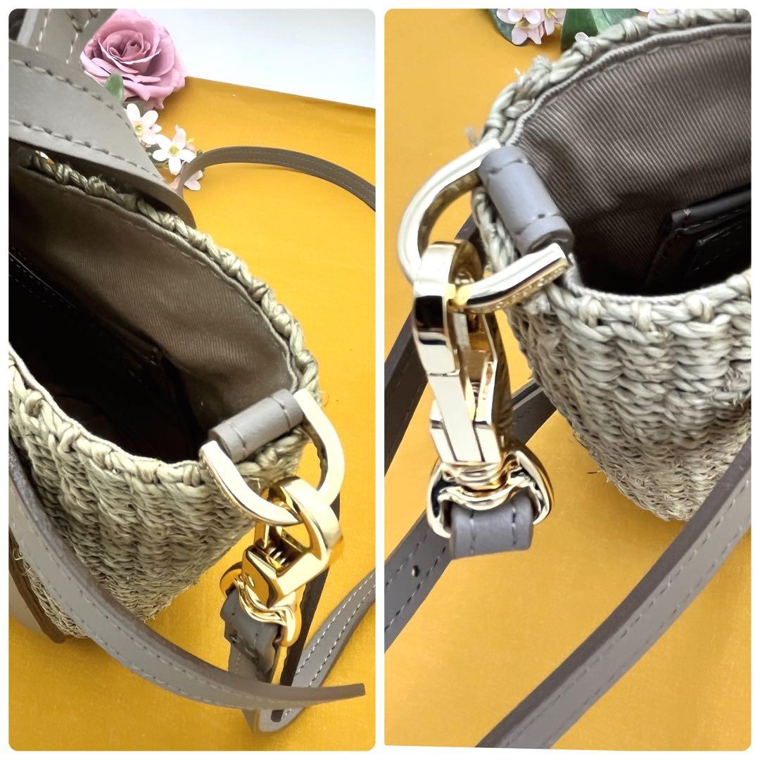 めんま　ヴィオラドーロ かごバッグ　ショルダーバッグ　ハンドバッグ