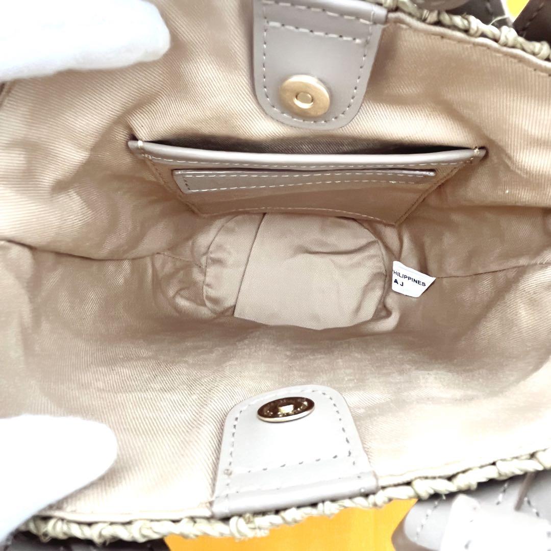 めんま　ヴィオラドーロ かごバッグ　ショルダーバッグ　ハンドバッグ