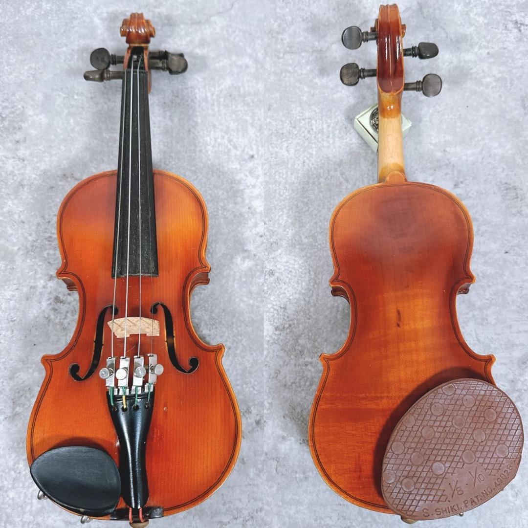 希少　キソスズキ　バイオリン　No.180 1/16 1974年製　弓　ケース付