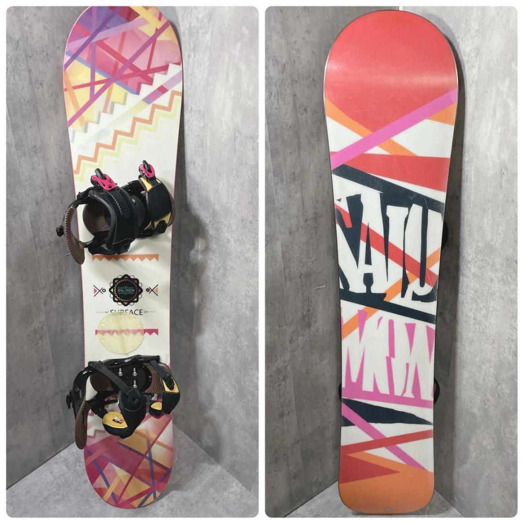 レディース SALOMON SURFACE 135cm 3点セット サロモン