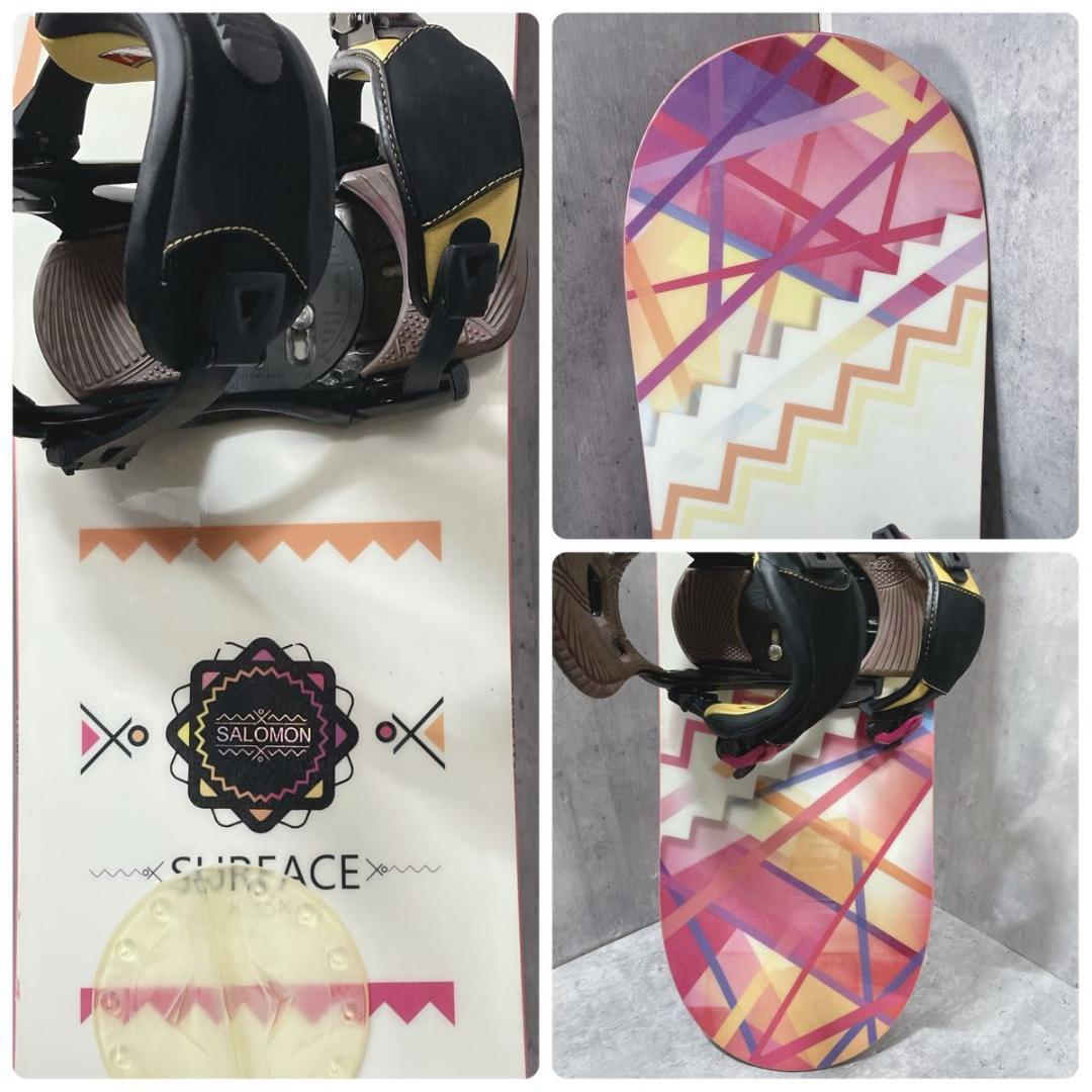 レディース SALOMON SURFACE 135cm 3点セット サロモン