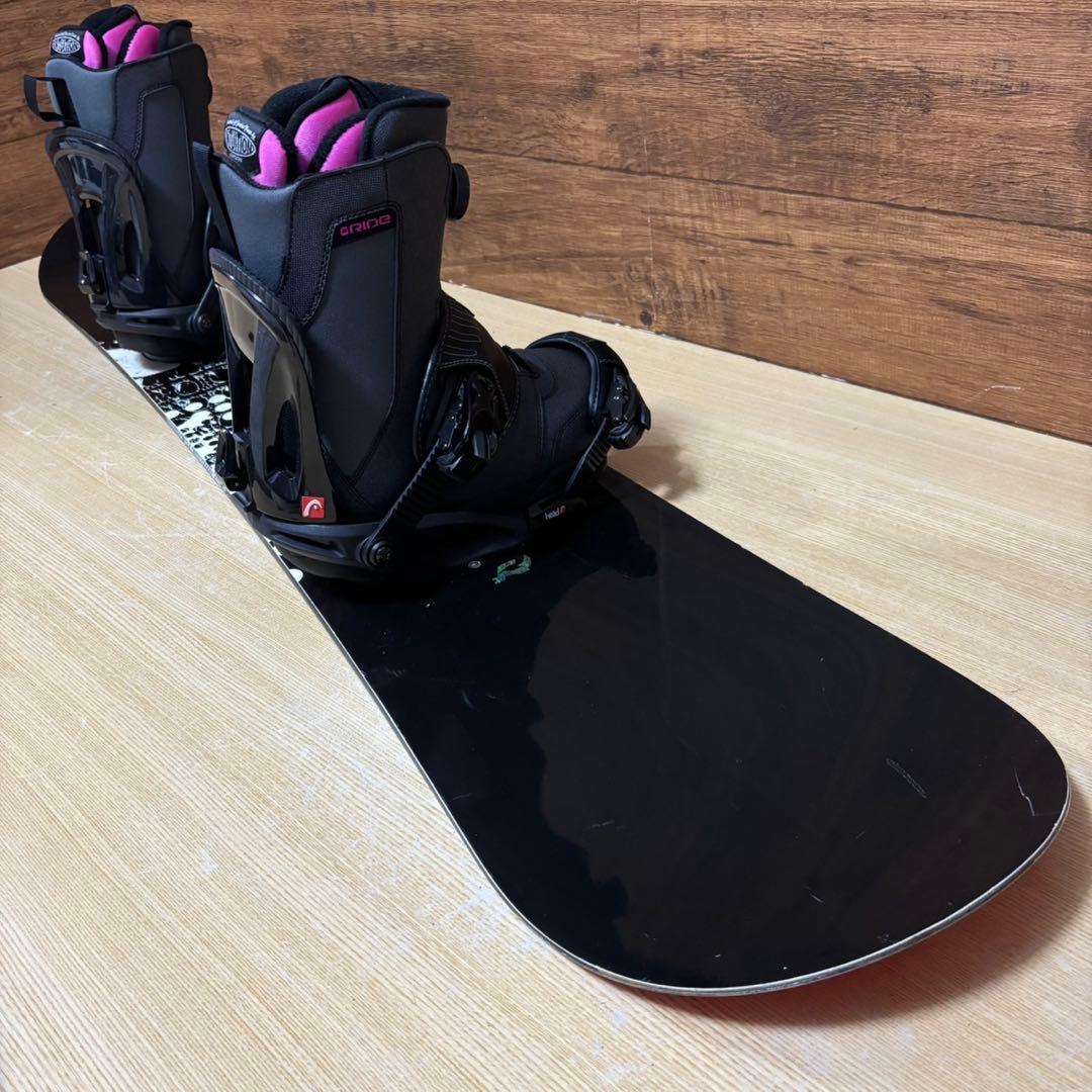 RIDEライド　HEAD　初心者　レディース　スノーボード 4点　ブーツ　極美品