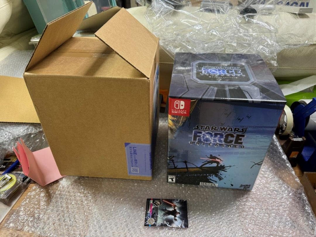 SW StarWars Force Unleashed マスター北米+カード新品
