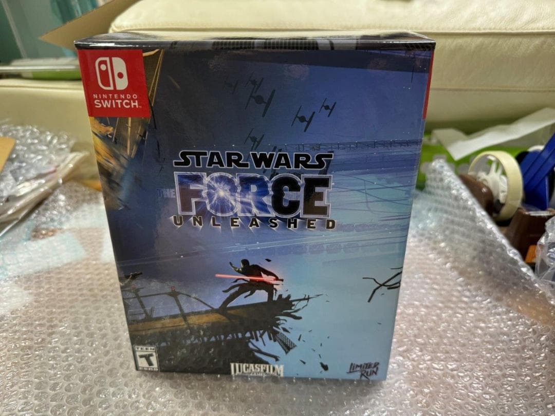 SW StarWars Force Unleashed マスター北米+カード新品