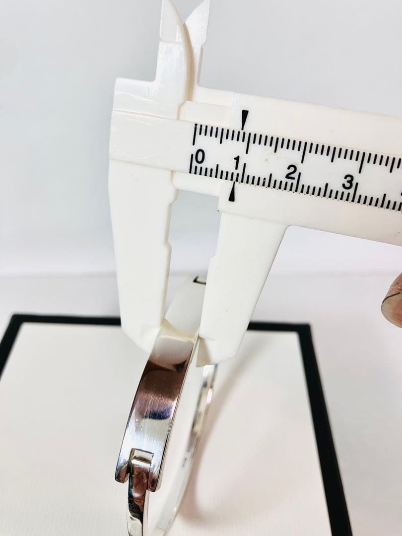 【超美品】GUCCI 開閉式バングル ブレスレット 男女兼用 シルバー925