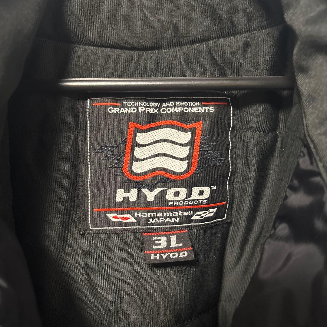 HYOD バイクジャケット ブラック/ホワイト