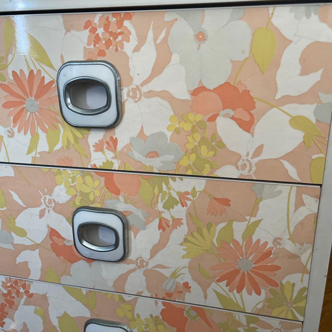 【レトロポップ】5段チェスト