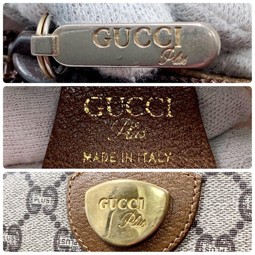 【✨極美品✨】グッチ トートバッグ GGプラス シェリーライン ベージュ