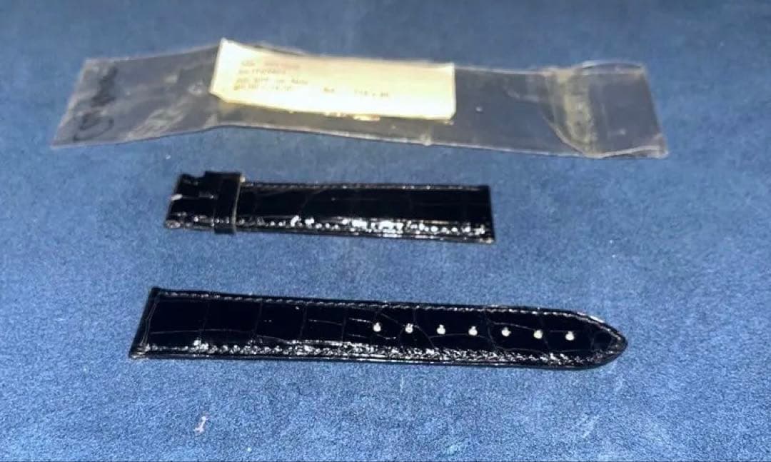 カルティエ純正　レザーベルト 黒 未使用品