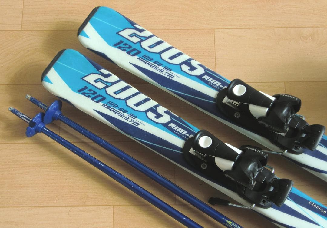 ■■11月限定■送料無料■SWALLOW■子供用スキー4点セット120/22■■