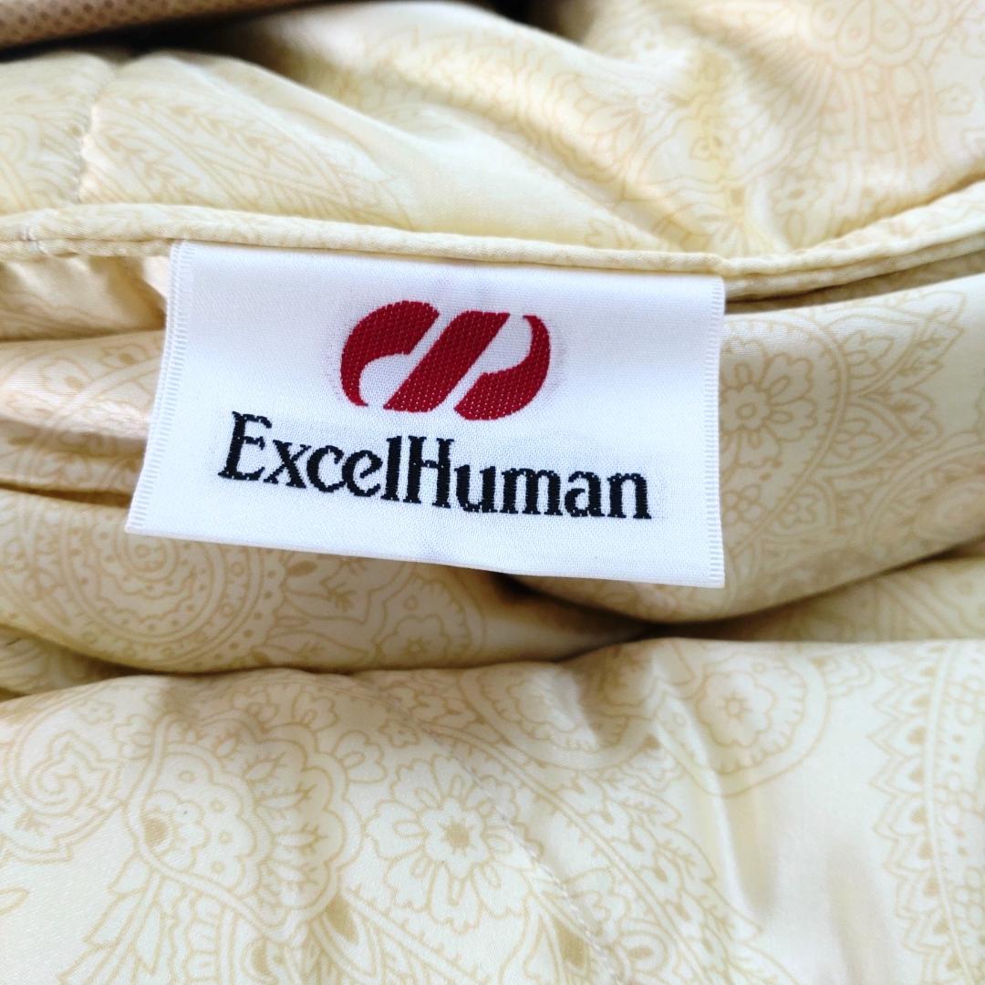 未使用 エクセルヒューマン シルク＆ダウン 羽毛 掛け布団 シングル 特許商品