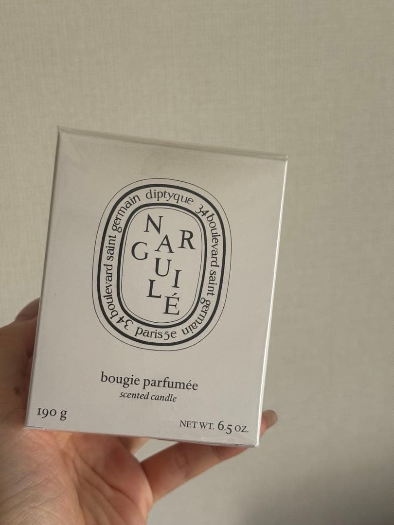 【新品未開封】DIPTYQUEフレグランスキャンドル190g Narguile