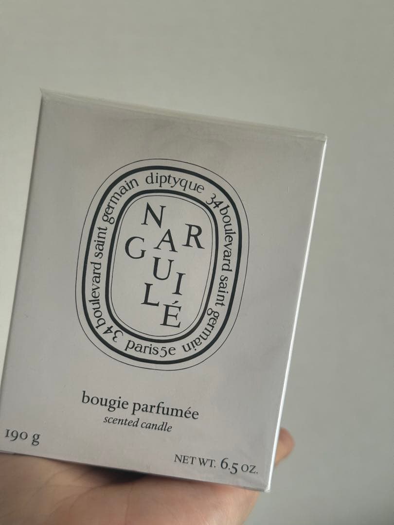 【新品未開封】DIPTYQUEフレグランスキャンドル190g Narguile