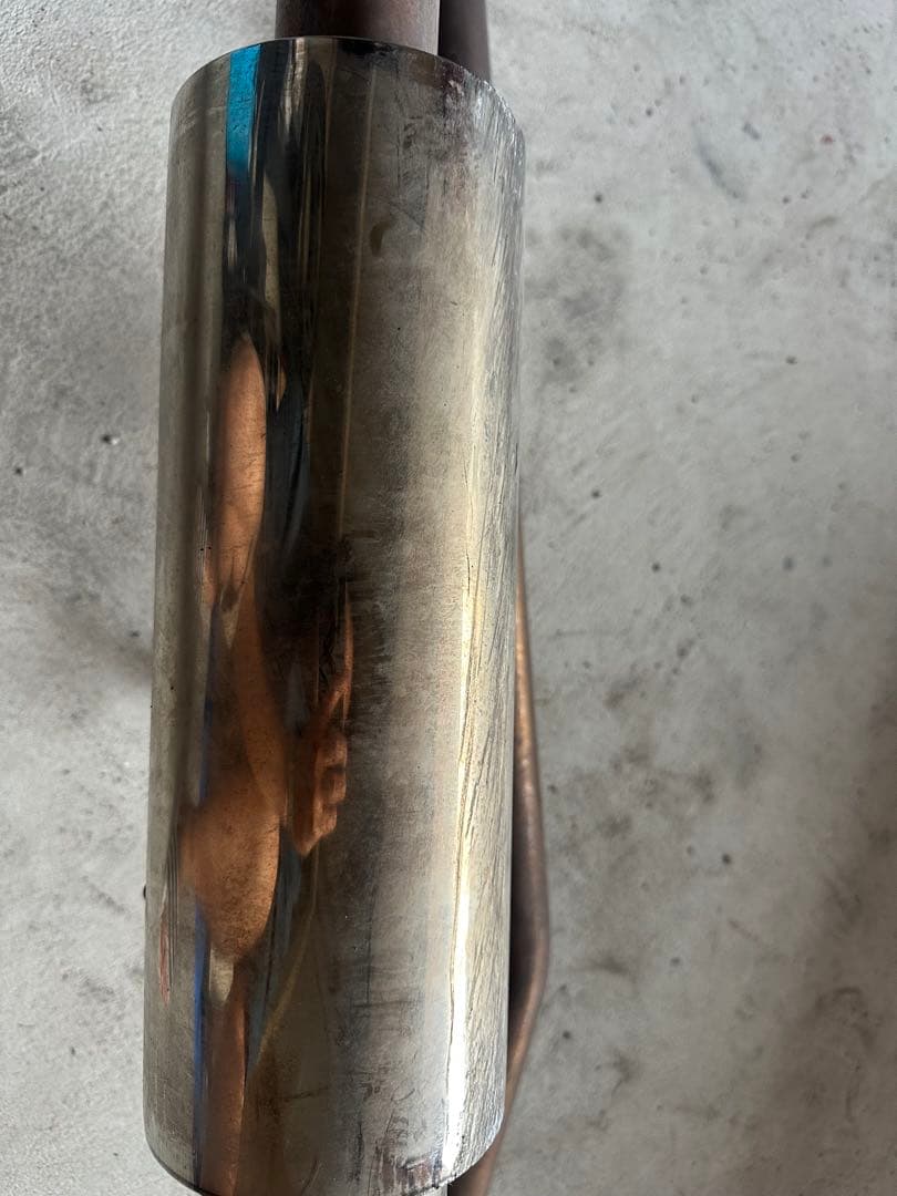 当時物　AE86 Trust競技用マフラー60Φ サイレンサー付き