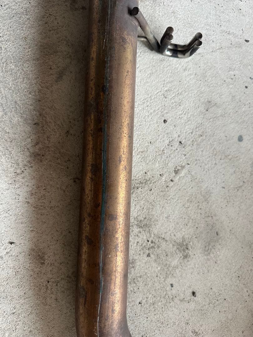 当時物　AE86 Trust競技用マフラー60Φ サイレンサー付き