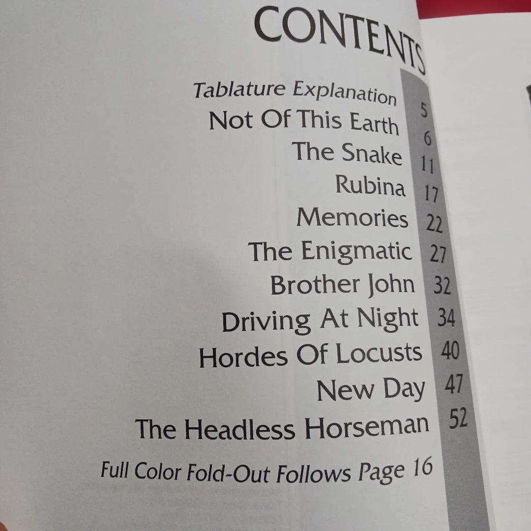 輸入楽譜 ジョー・サトリアーニ NOT OF THIS EARTH ギタースコア