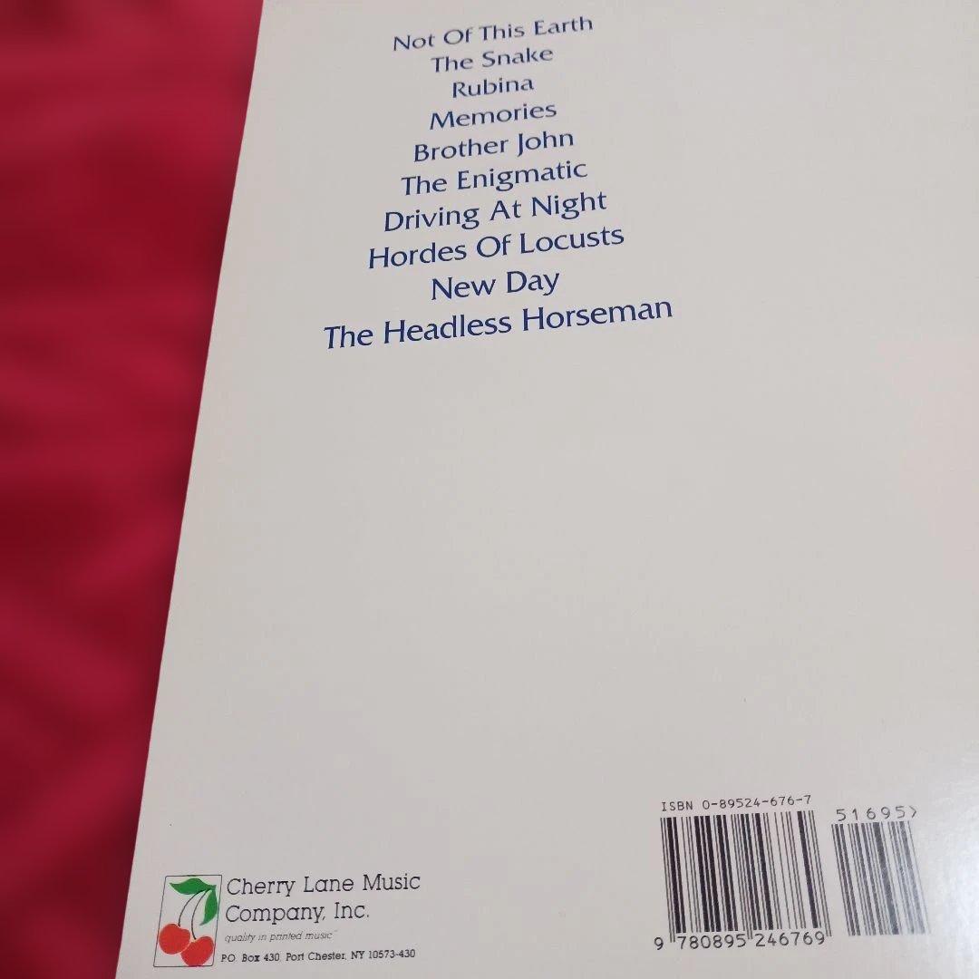 輸入楽譜 ジョー・サトリアーニ NOT OF THIS EARTH ギタースコア