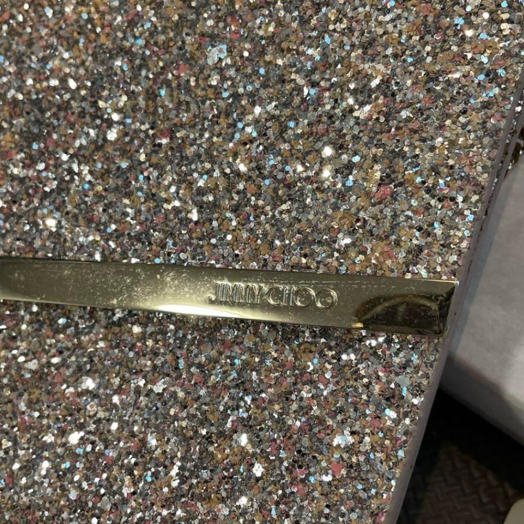 JIMMY CHOO VIOLA MIX エリカ ラメクラッチ