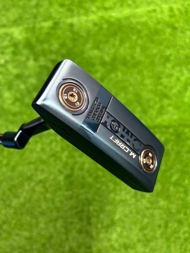 【美品】ミズノ M.CRAFT OMOI No.04 ブルー パター 34インチ