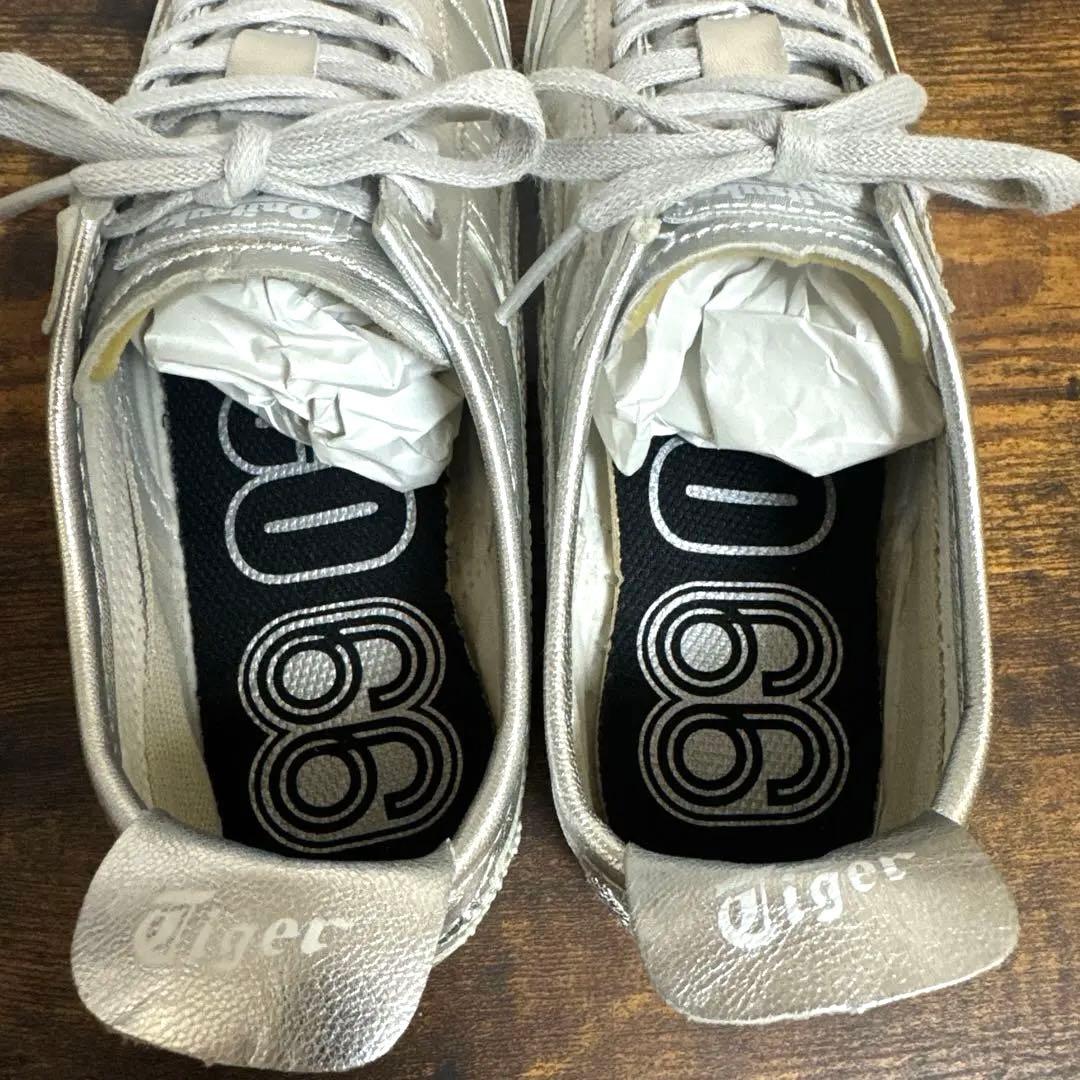 【希少】オニツカタイガーメキシコ66 オールシルバーレアスニーカー25cm