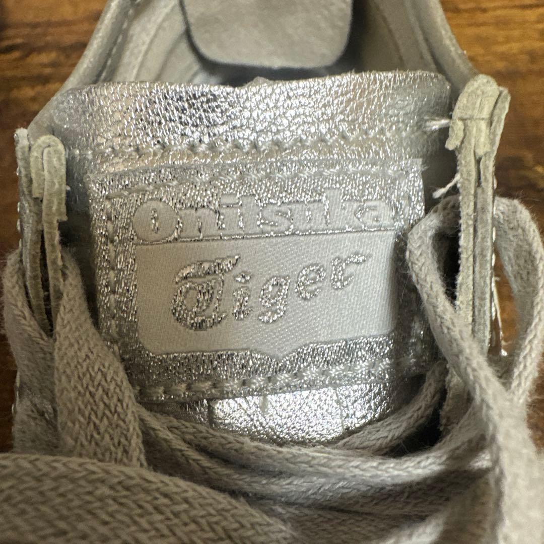 【希少】オニツカタイガーメキシコ66 オールシルバーレアスニーカー25cm