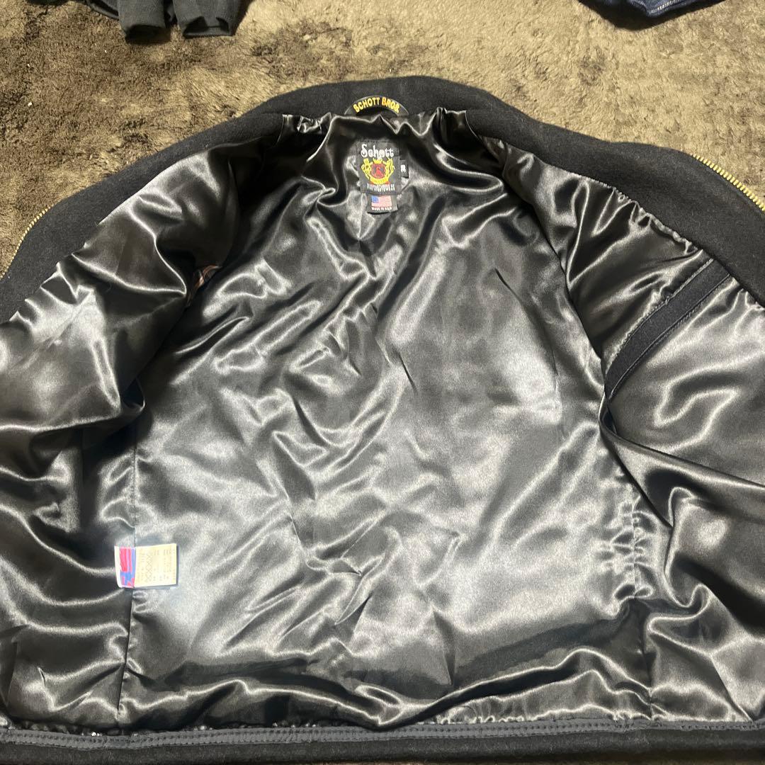 Schott ウールコート サイズ38 黒