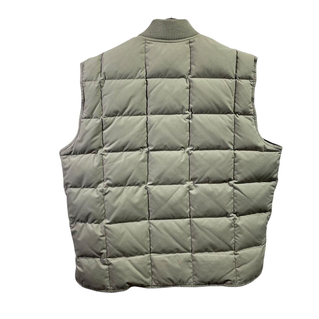 80s eddie bauer リバーシブルダウンベスト　L