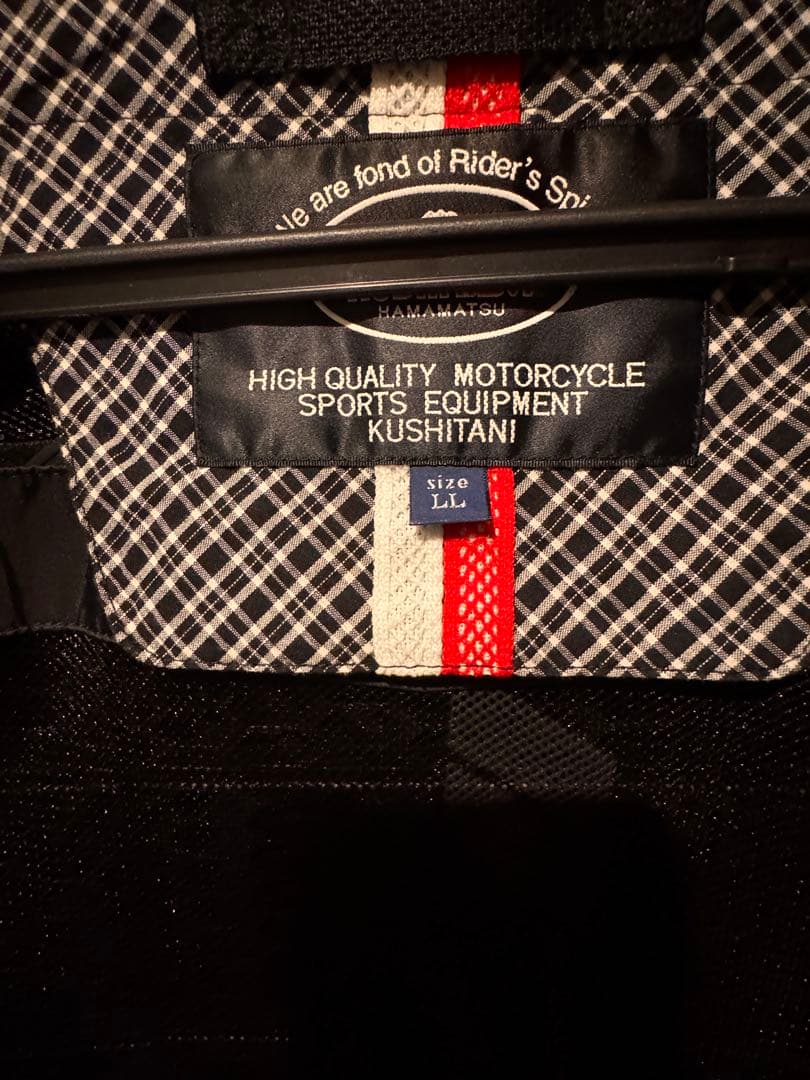 K-2438 クシタニ　エアコンテンドジャケット ブラック LLサイズ