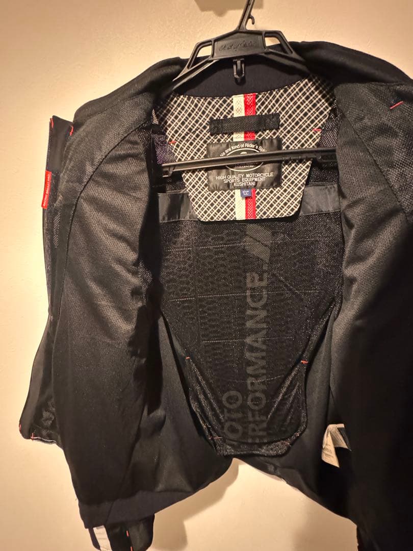 K-2438 クシタニ　エアコンテンドジャケット ブラック LLサイズ