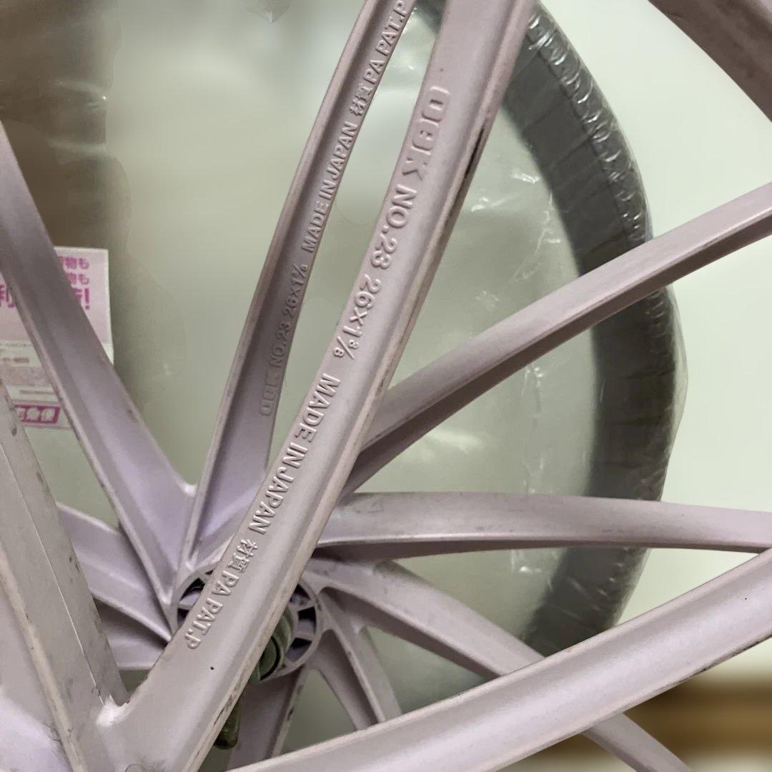 昭和レトロ自転車タイヤ&チューブ&カラーホイルOGK超レアギア取り付け済み品