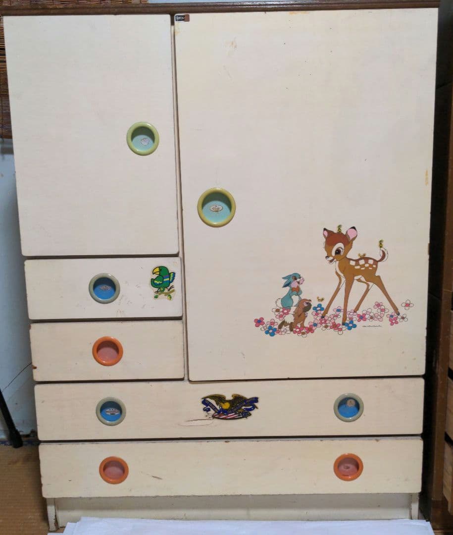 頼める便◆昭和レトロ　バンビ　ベビータンス　箪笥