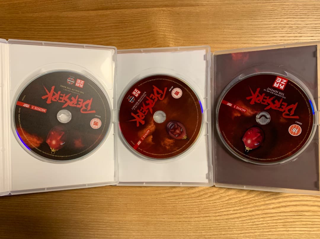 ベルセルク 黄金時代篇 劇場版 三部作 + 剣風伝奇ベルセルクDVD BOX