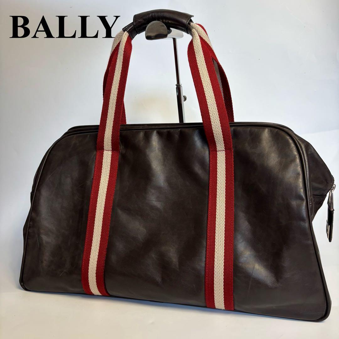 バリー トレインスポッティング レザー ボストン バッグ ブラウン