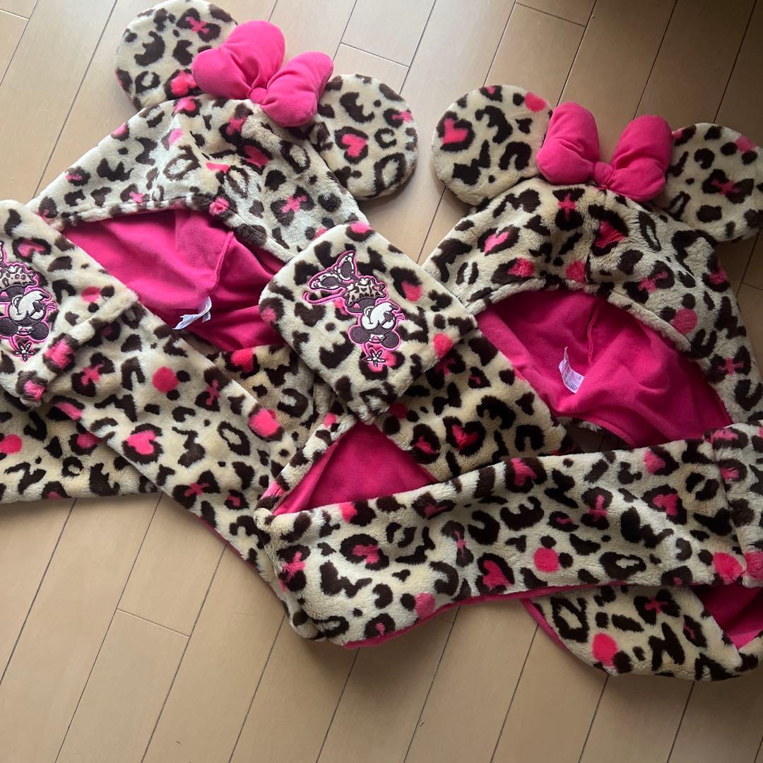 おぱ 東京ディズニーリゾート ヒョウ柄ミニー帽子　2つセット