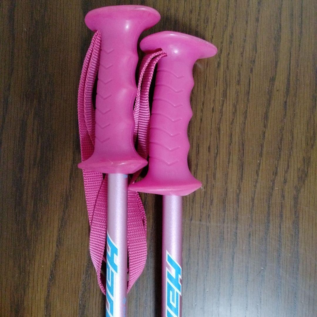 【本日限り】OGASAKA スキー板 80cm ジュニア　★伸縮ポール付き