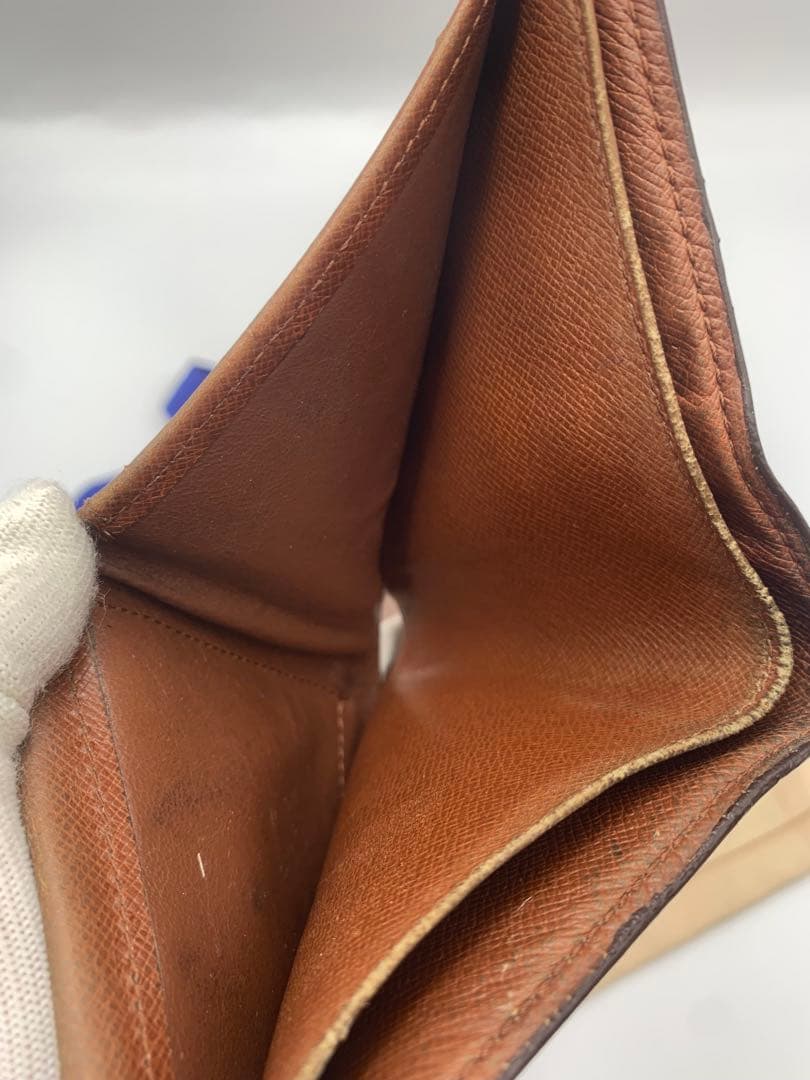 LOUIS VUITTON ルイヴィトン　折り財布　モノグラム　レザー　ブラウン