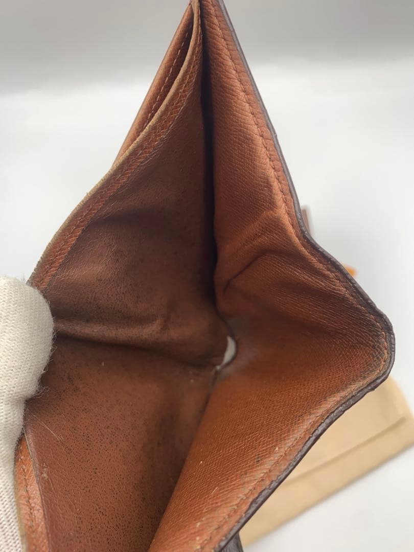 LOUIS VUITTON ルイヴィトン　折り財布　モノグラム　レザー　ブラウン