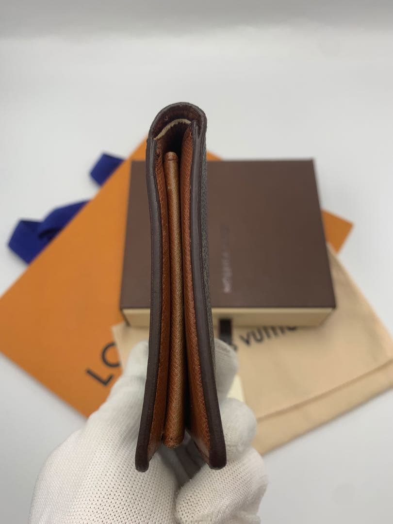 LOUIS VUITTON ルイヴィトン　折り財布　モノグラム　レザー　ブラウン