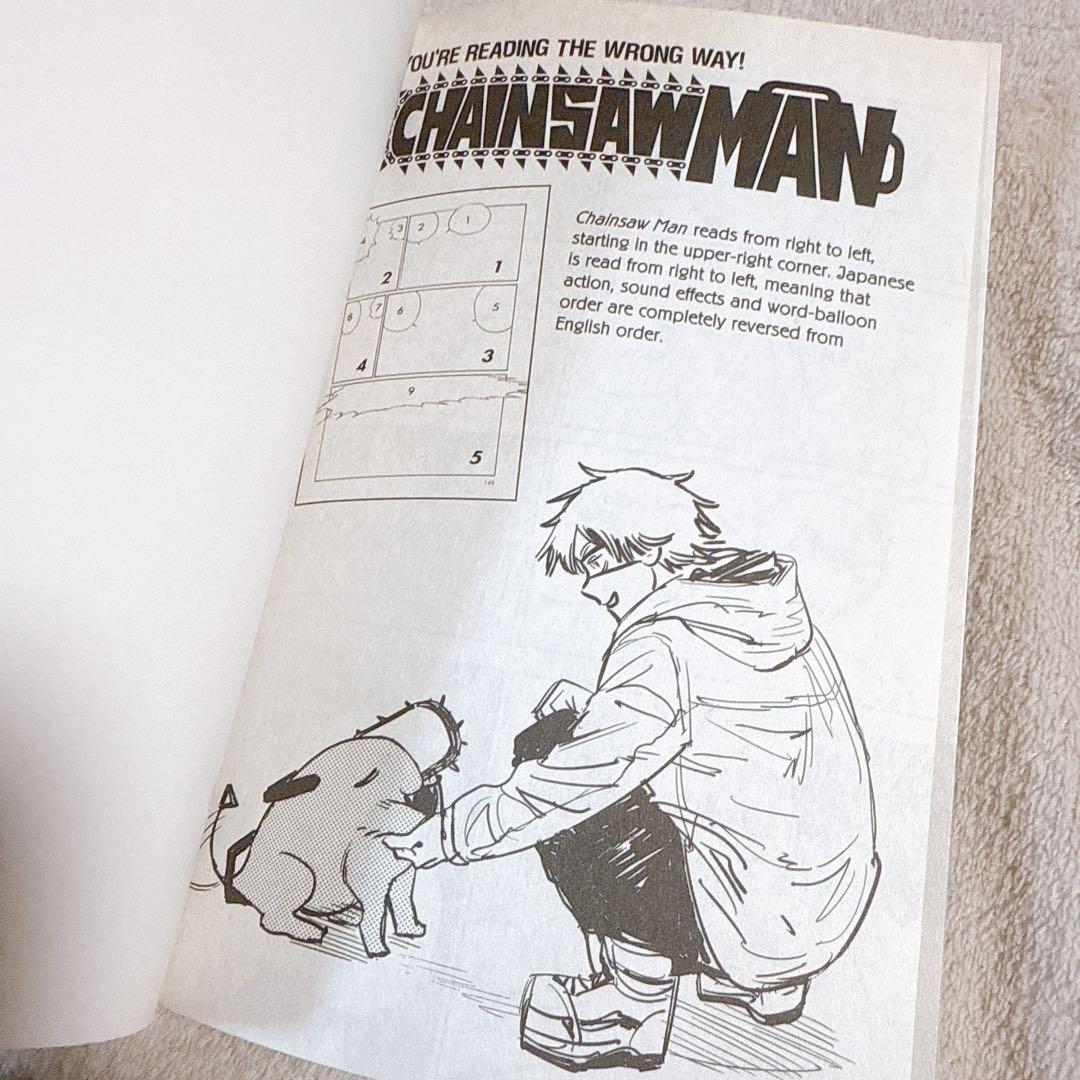 チェンソーマン1巻　ドイツ、イタリア、フランス、韓国、英語版　希少　レア　5点