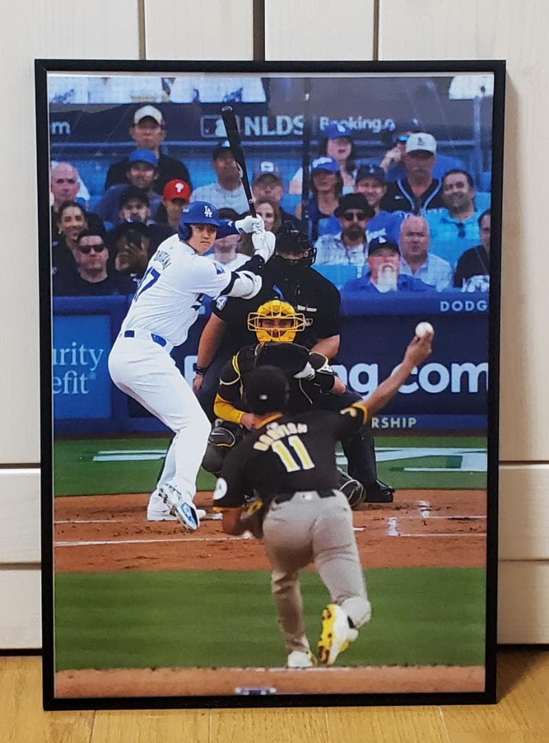 miドジャース大谷翔平vsダルビッシュ有！A3ポスターフレーム付き⑨セット