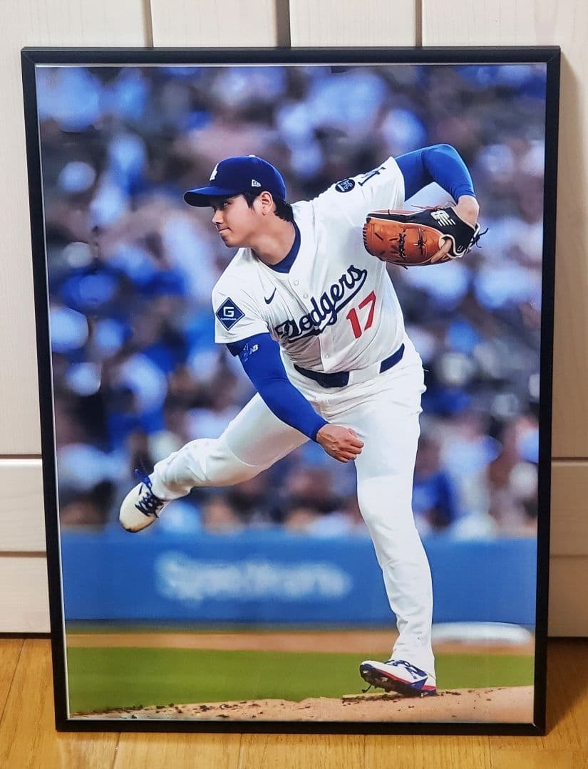 miドジャース大谷翔平vsダルビッシュ有！A3ポスターフレーム付き⑨セット