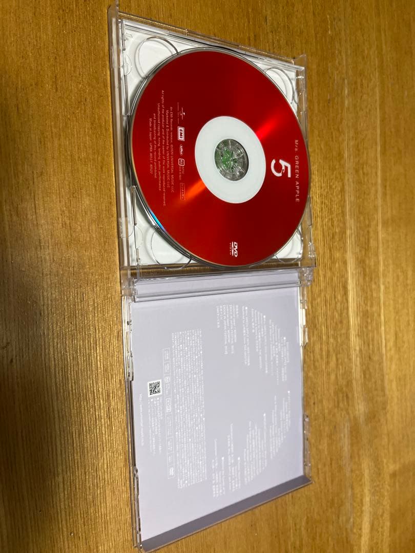 Mrs. GREEN APPLE 5 COMPLETE BOX＋初回限定盤CD