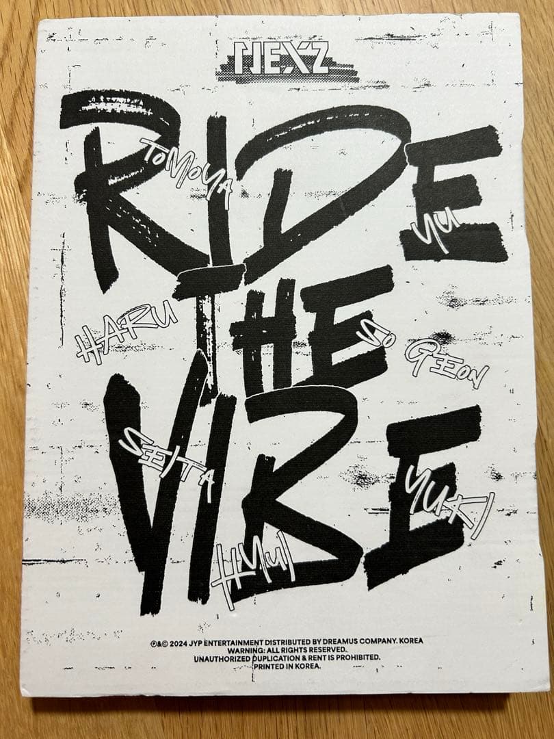 ★メンバーサインCD◆NEXZ　ネクスジ◆Ride the Vibe