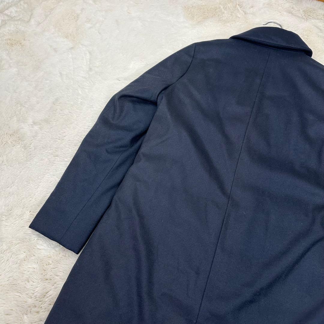 ✨美品✨セオリーリュクス ダウン入り チェスターコート 紺 38 美シルエット