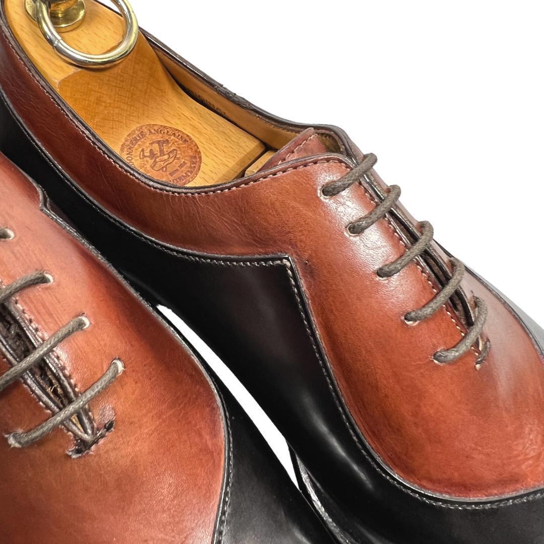 フランチェスコベニーニョ ホールカット ワンピース 61/2 25.5cm焦げ茶