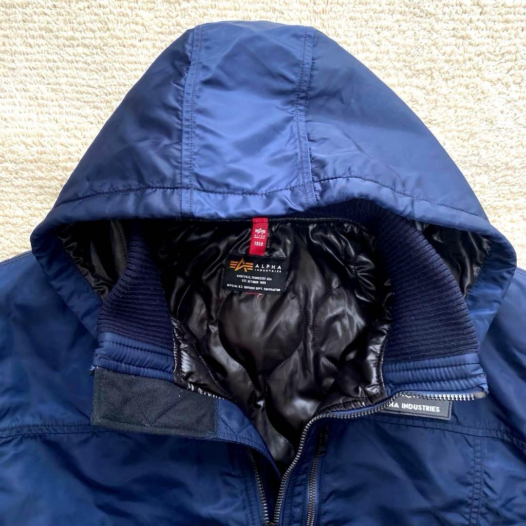 【美品】アルファインダストリーズMA-1 フライトシェルボンバージャケット短丈