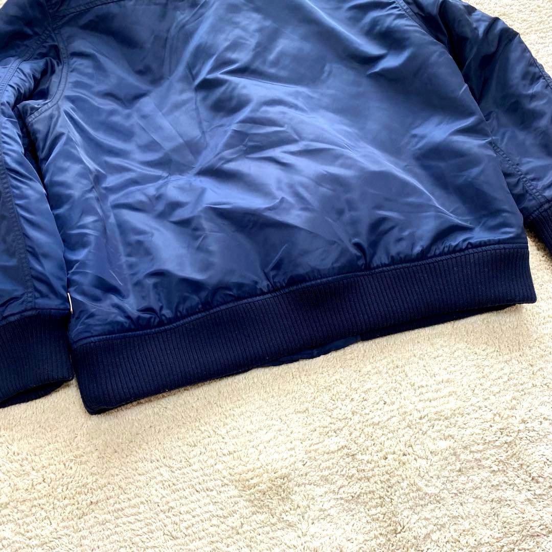 【美品】アルファインダストリーズMA-1 フライトシェルボンバージャケット短丈